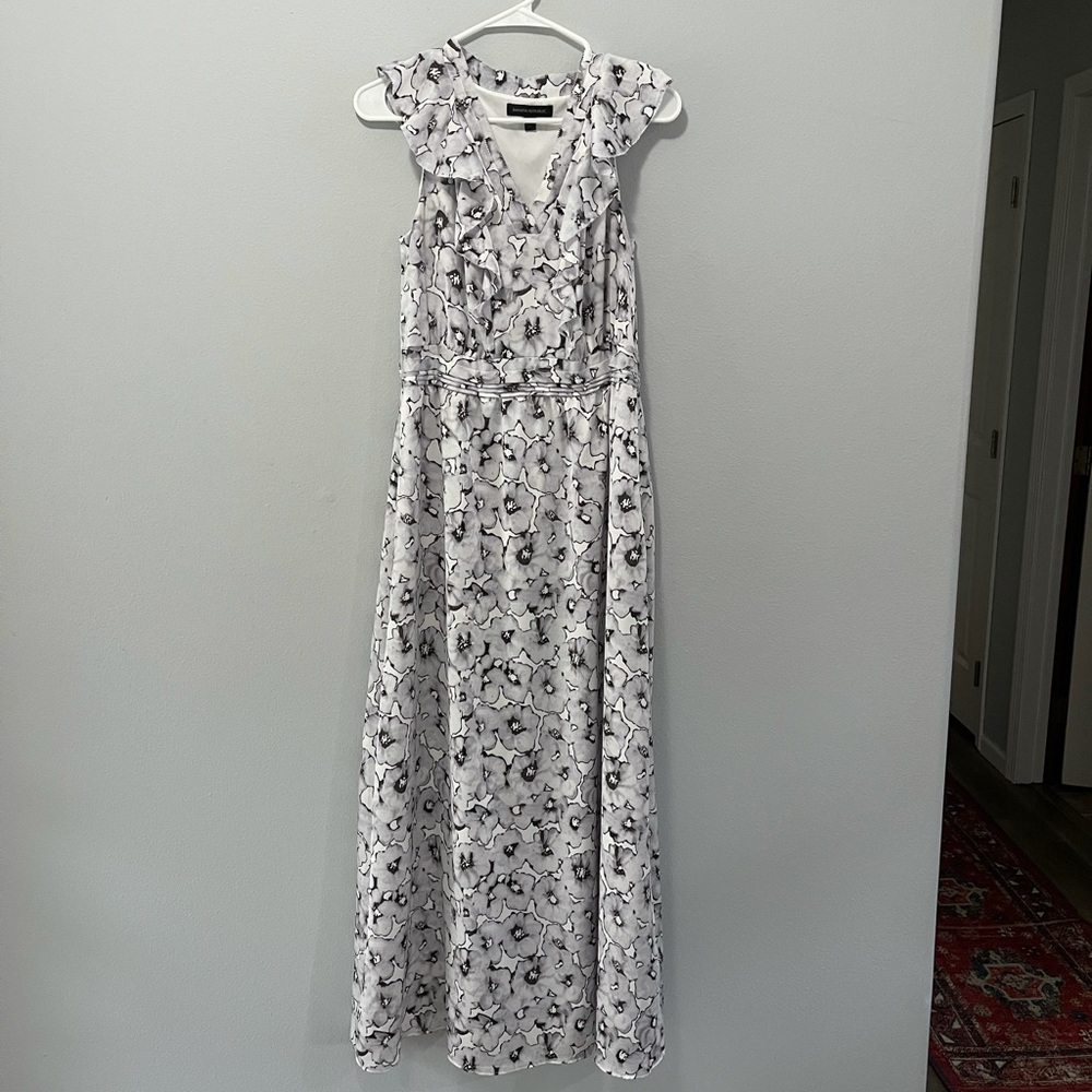 Banana Republic Floral Maxi Dress with Ruffles
